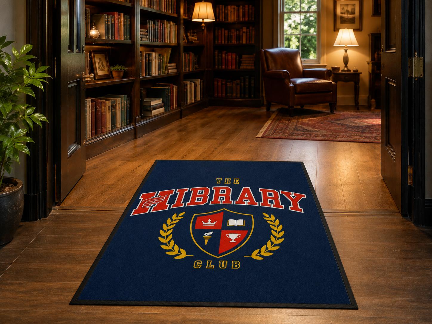 Custom Logo Entrance Mat – Personalized Business Doormat – 56 x 37 Inches