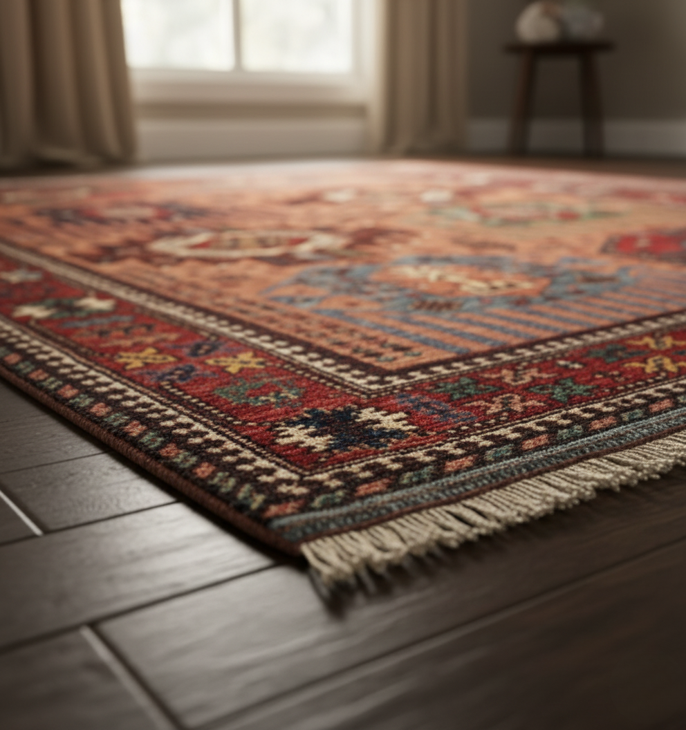 Afghan Rug – Hand-Knotted Wool Carpet 258x177cm (8.5x5.8ft)