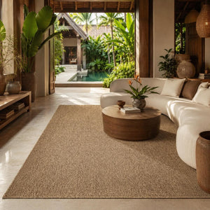 Woven Textured Area Rug, Natural Boho Scandinavian Japandi Carpet