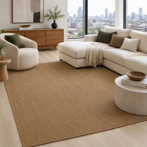 Woven Textured Area Rug, Natural Boho Scandinavian Japandi Carpet