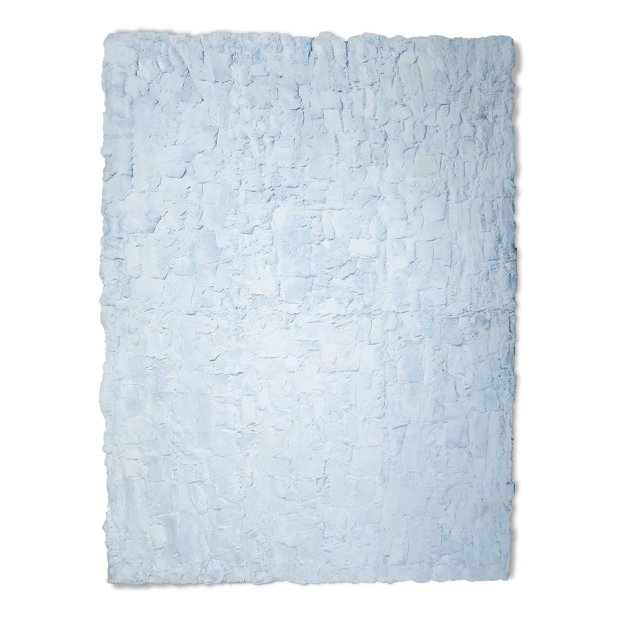 Rex rabbit fur rug texture
