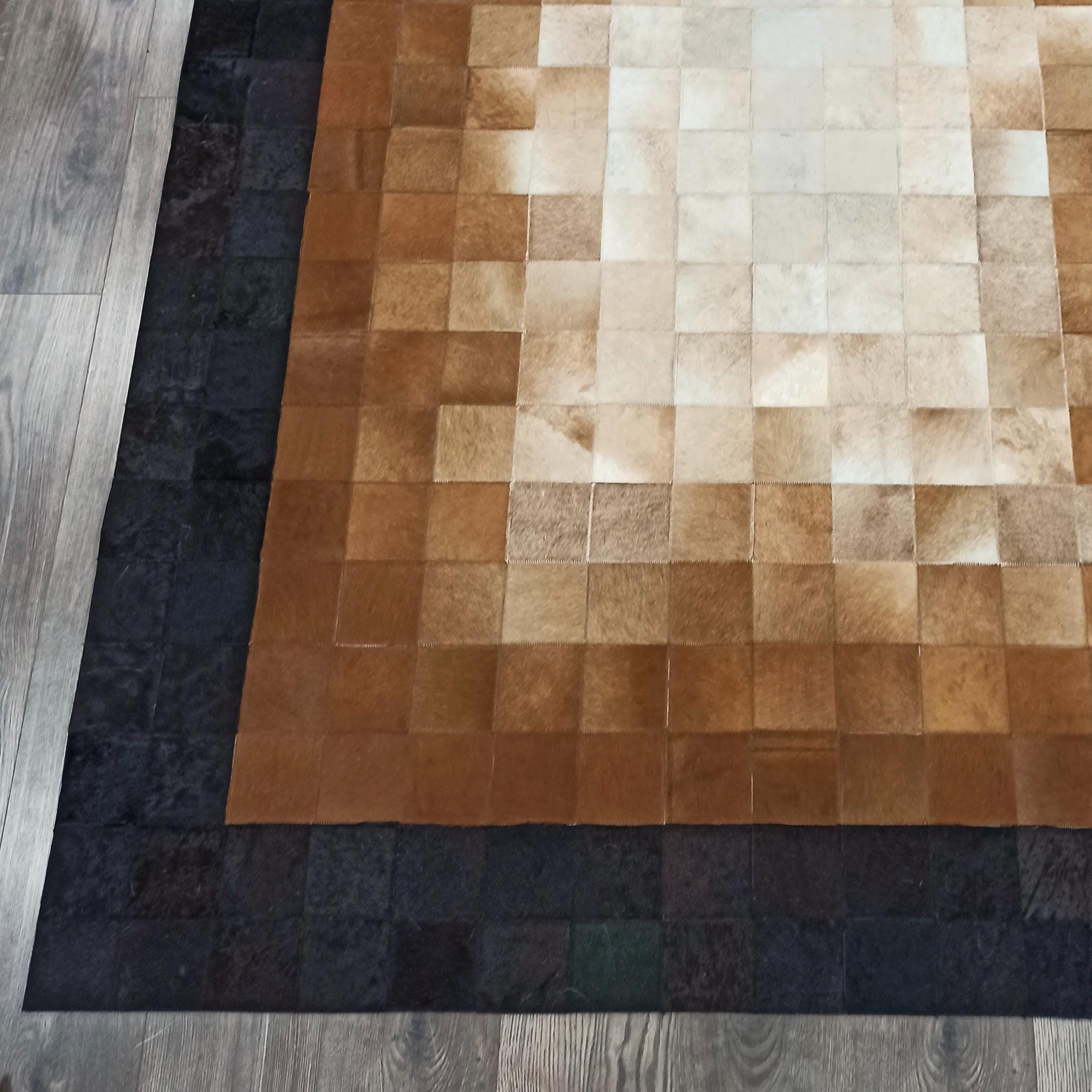 Ombre Brown Cowhide Rug