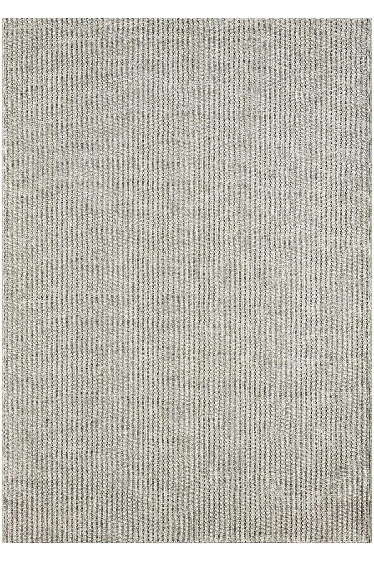 Grey Basket Weave Area Rug, Textured Woven Carpet, Minimalist Scandinavian Living Room