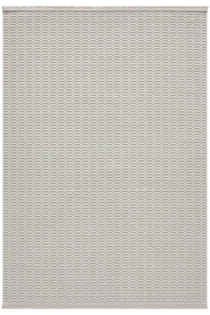 Cream Woven Area Rug, Textured Neutral Minimalist Scandinavian Floor Rug