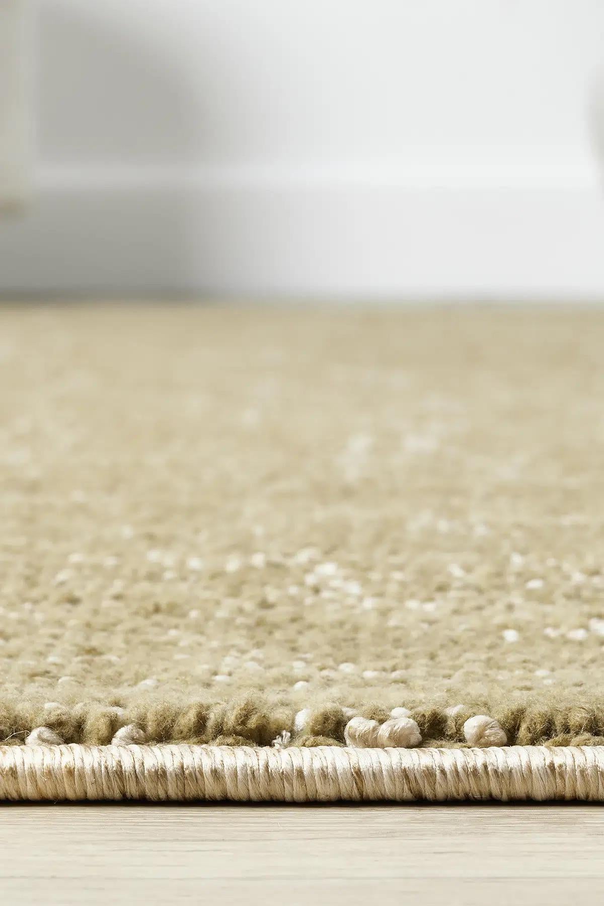 Olive Green Abstract Area Rug, Distressed Modern Living Room Carpet