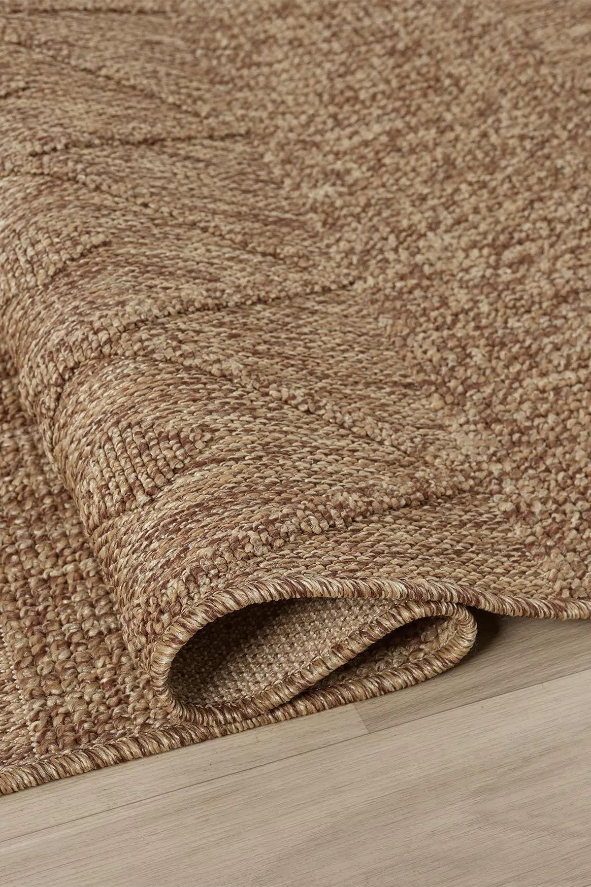 Textured Geometric Area Rug, Boho Scandinavian Living Room Carpet